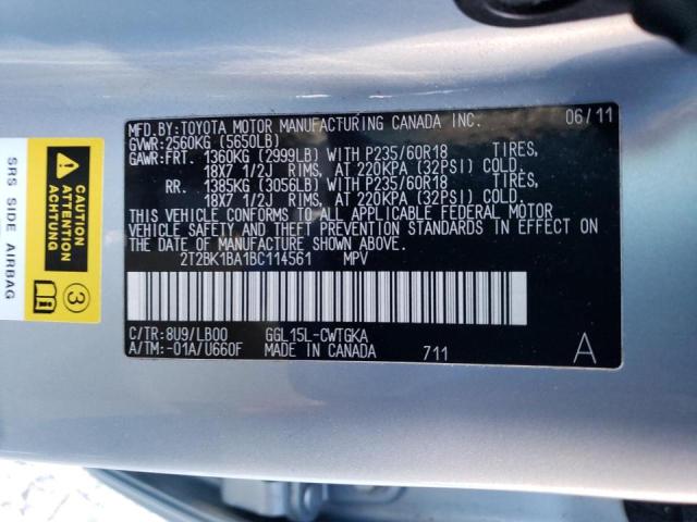 Photo 9 VIN: 2T2BK1BA1BC114561 - LEXUS RX 350 