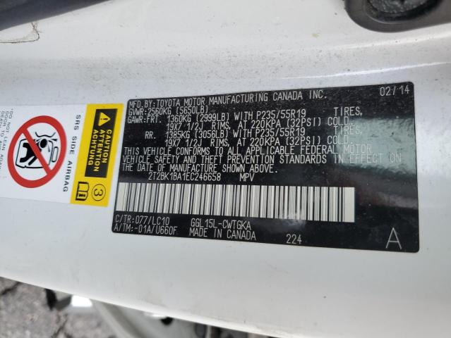 Photo 9 VIN: 2T2BK1BA1EC246658 - LEXUS RX 350 BAS 