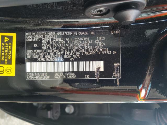 Photo 9 VIN: 2T2BK1BA2BC088195 - LEXUS RX 350 