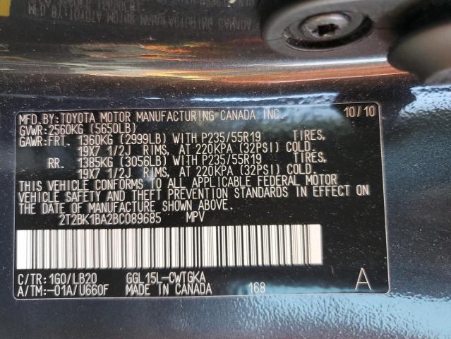 Photo 13 VIN: 2T2BK1BA2BC089685 - LEXUS RX350 