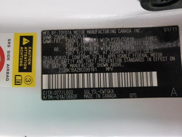 Photo 12 VIN: 2T2BK1BA2BC099181 - LEXUS RX 350 