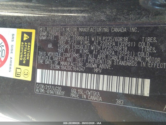 Photo 8 VIN: 2T2BK1BA2DC164047 - LEXUS RX 350 