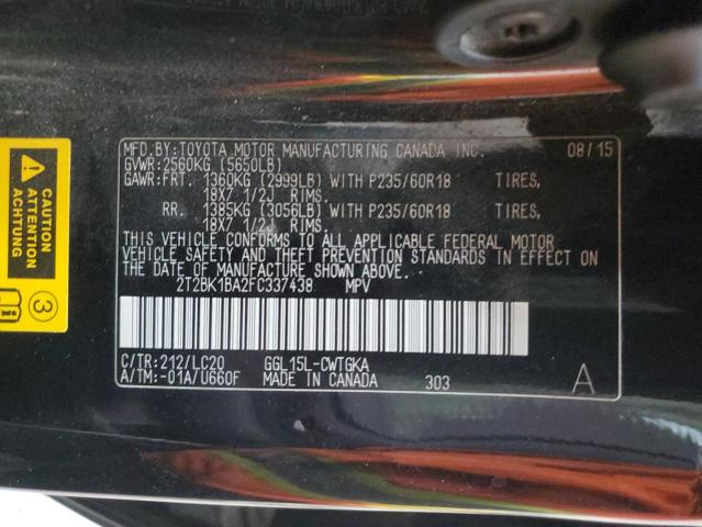 Photo 13 VIN: 2T2BK1BA2FC337438 - LEXUS RX 350 BAS 