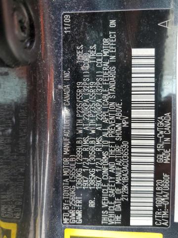 Photo 13 VIN: 2T2BK1BA3AC036590 - LEXUS RX350 