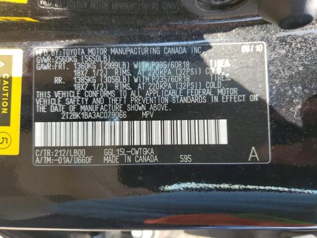 Photo 12 VIN: 2T2BK1BA3AC079066 - LEXUS RX 350 