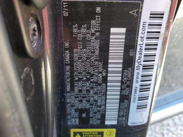 Photo 9 VIN: 2T2BK1BA3BC116568 - LEXUS RX 350 