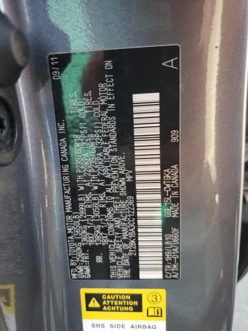 Photo 12 VIN: 2T2BK1BA3CC122369 - LEXUS RX 350 