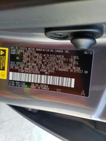 Photo 9 VIN: 2T2BK1BA3DC162839 - LEXUS RX 350 BAS 