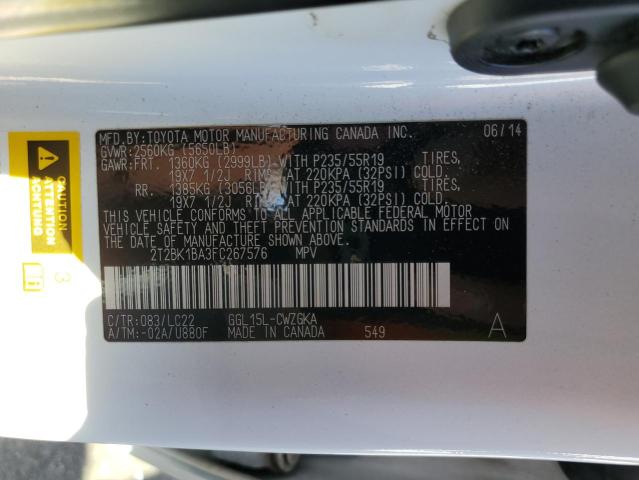 Photo 12 VIN: 2T2BK1BA3FC267576 - LEXUS RX350 