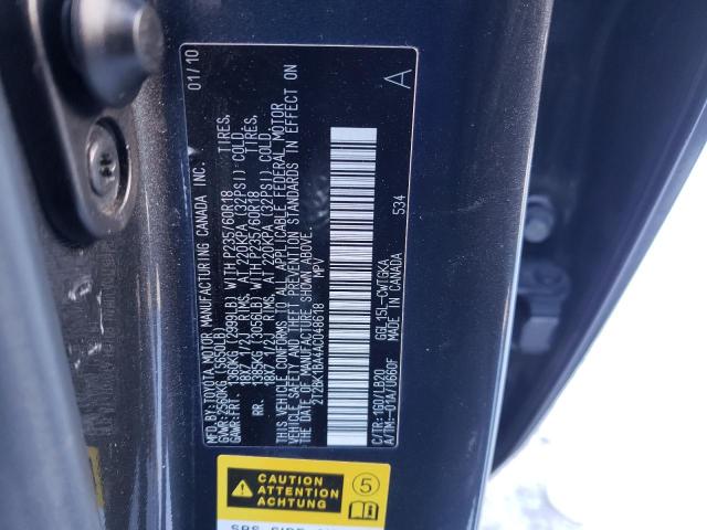 Photo 11 VIN: 2T2BK1BA4AC048618 - LEXUS RX 350 