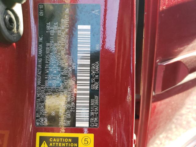 Photo 12 VIN: 2T2BK1BA4BC083855 - LEXUS RX350 