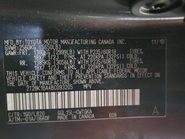 Photo 13 VIN: 2T2BK1BA4BC093205 - LEXUS RX 350 