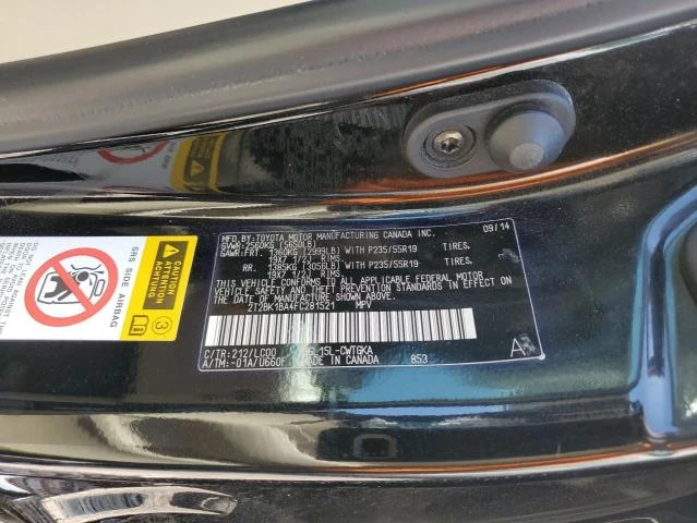 Photo 11 VIN: 2T2BK1BA4FC281521 - LEXUS RX 350 BAS 