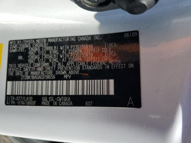 Photo 12 VIN: 2T2BK1BA5AC018656 - LEXUS RX 350 