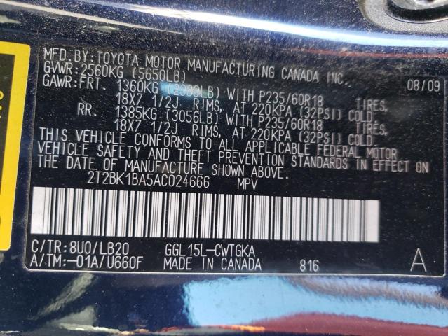 Photo 12 VIN: 2T2BK1BA5AC024666 - LEXUS RX 350 