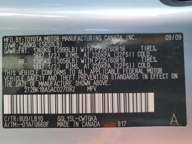 Photo 13 VIN: 2T2BK1BA5AC027082 - LEXUS RX 350 