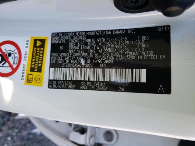 Photo 9 VIN: 2T2BK1BA5AC079828 - LEXUS RX 350 