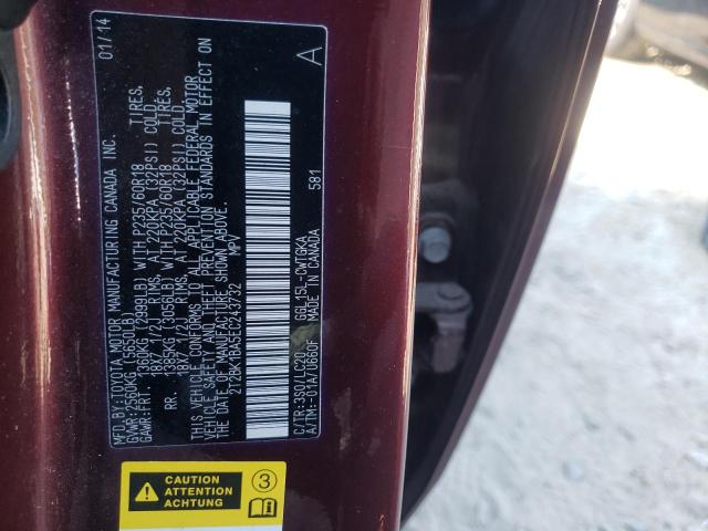 Photo 9 VIN: 2T2BK1BA5EC243732 - LEXUS RX 350 BAS 