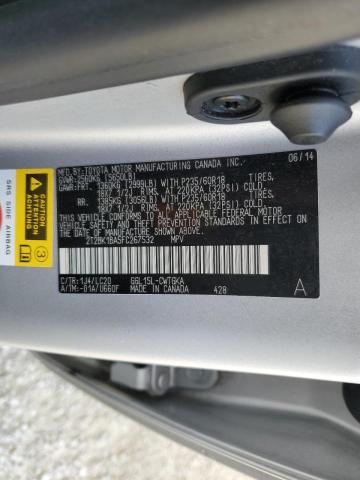 Photo 12 VIN: 2T2BK1BA5FC267532 - LEXUS RX 350 BAS 