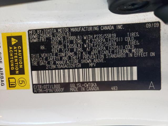 Photo 12 VIN: 2T2BK1BA6AC028158 - LEXUS RX 350 