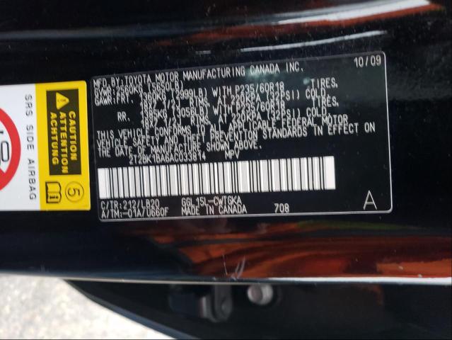 Photo 9 VIN: 2T2BK1BA6AC033814 - LEXUS RX 350 