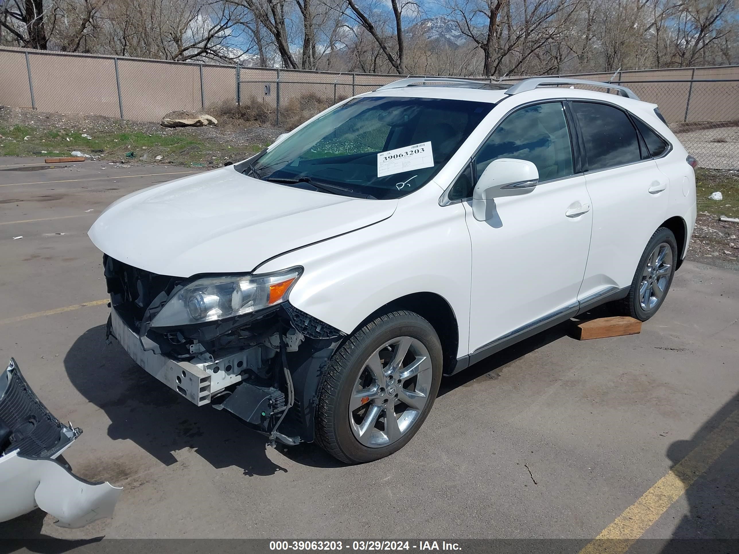 Photo 1 VIN: 2T2BK1BA6AC041007 - LEXUS RX 