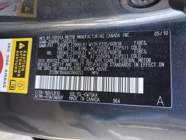 Photo 11 VIN: 2T2BK1BA6AC066053 - LEXUS RX350 