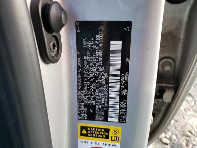 Photo 11 VIN: 2T2BK1BA6AC075173 - LEXUS RX 350 