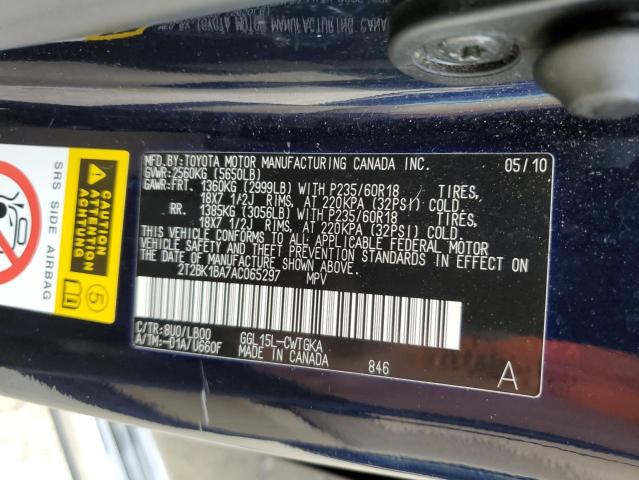 Photo 12 VIN: 2T2BK1BA7AC065297 - LEXUS RX350 