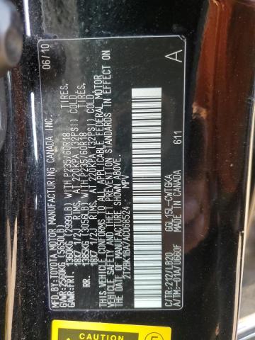 Photo 12 VIN: 2T2BK1BA7AC068524 - LEXUS RX 350 