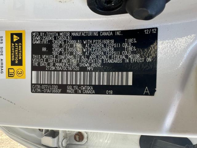 Photo 9 VIN: 2T2BK1BA7DC187520 - LEXUS RX350 