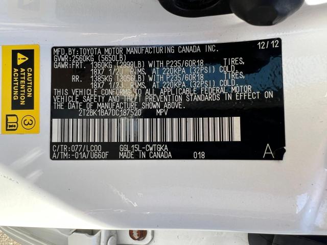 Photo 9 VIN: 2T2BK1BA7DC187520 - LEXUS RX350 