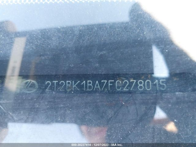 Photo 8 VIN: 2T2BK1BA7FC278015 - LEXUS RX 350 