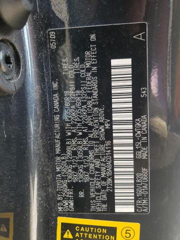 Photo 11 VIN: 2T2BK1BA8AC014116 - LEXUS RX350 