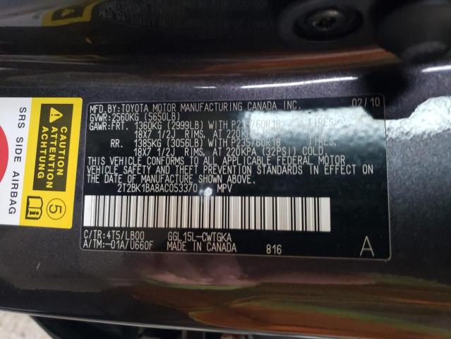 Photo 11 VIN: 2T2BK1BA8AC053370 - LEXUS RX350 