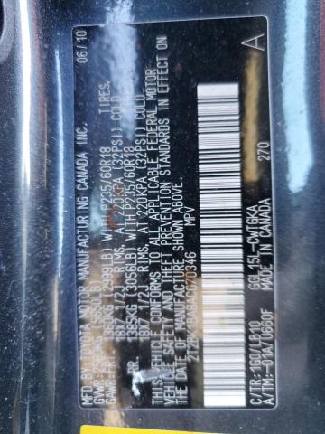 Photo 13 VIN: 2T2BK1BA8AC070346 - LEXUS RX 350 