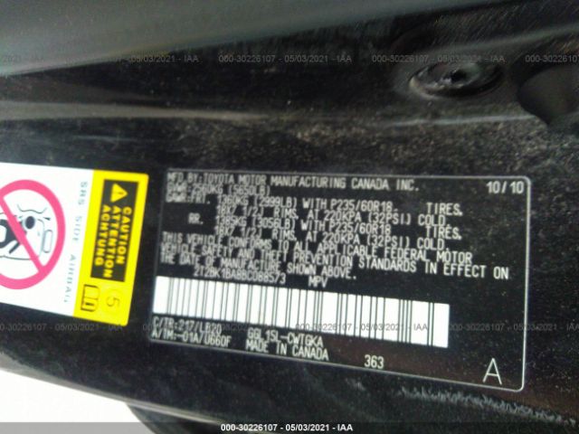 Photo 8 VIN: 2T2BK1BA8BC088573 - LEXUS RX 350 