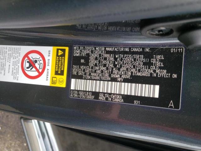 Photo 9 VIN: 2T2BK1BA8BC100284 - LEXUS RX 350 