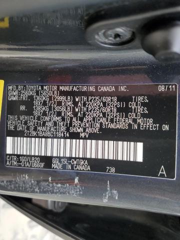 Photo 12 VIN: 2T2BK1BA8BC118414 - LEXUS RX 350 