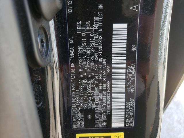 Photo 9 VIN: 2T2BK1BA8CC145999 - LEXUS RX 350 