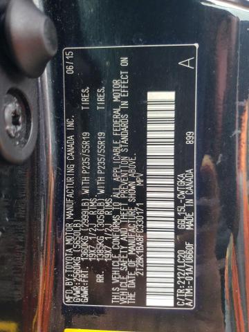 Photo 13 VIN: 2T2BK1BA8FC330171 - LEXUS RX350 