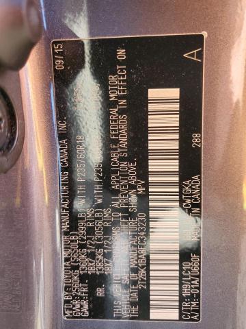 Photo 11 VIN: 2T2BK1BA8FC343230 - LEXUS RX350 