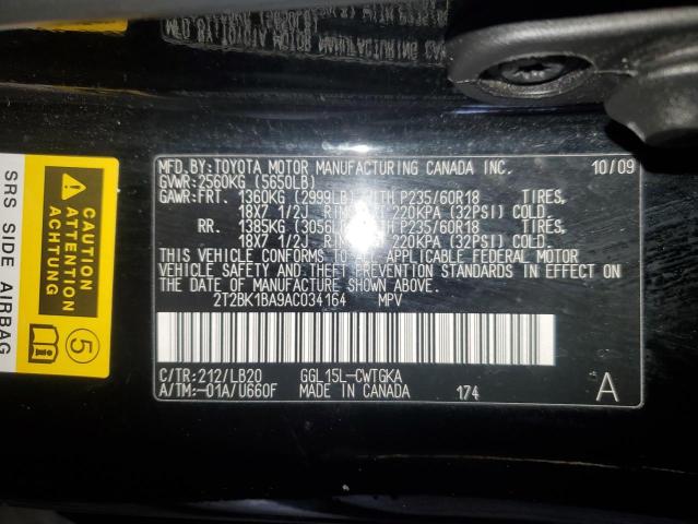 Photo 12 VIN: 2T2BK1BA9AC034164 - LEXUS RX 350 