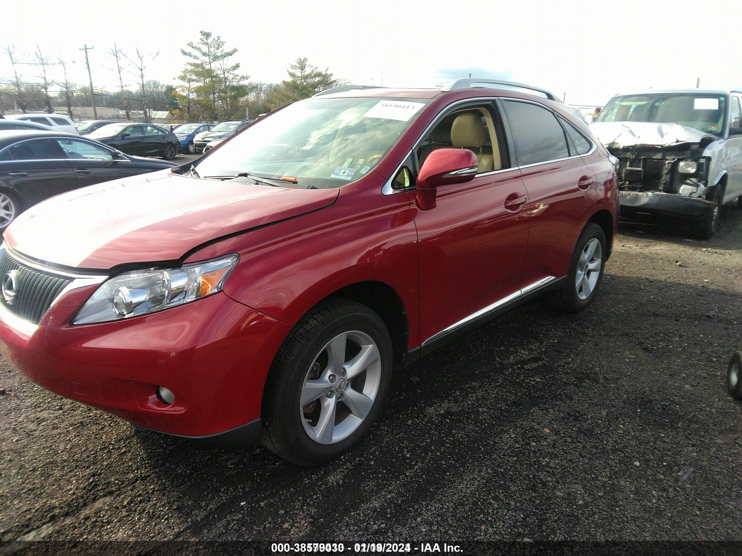 Photo 1 VIN: 2T2BK1BA9AC041857 - LEXUS RX 