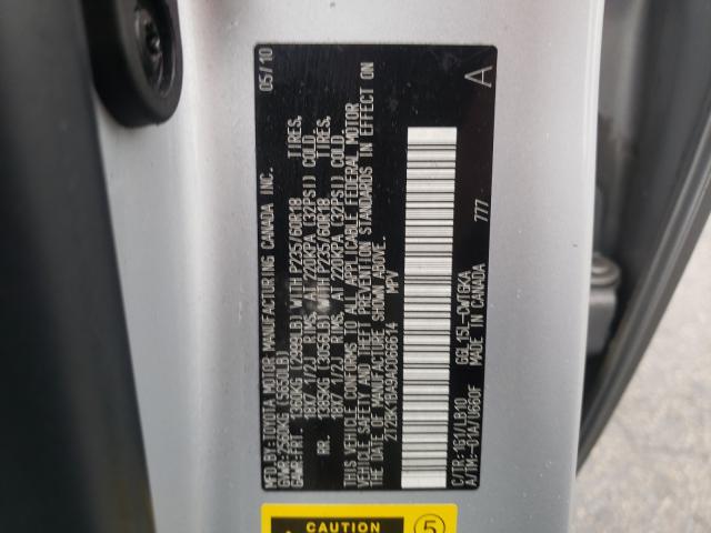 Photo 9 VIN: 2T2BK1BA9AC066614 - LEXUS RX 350 