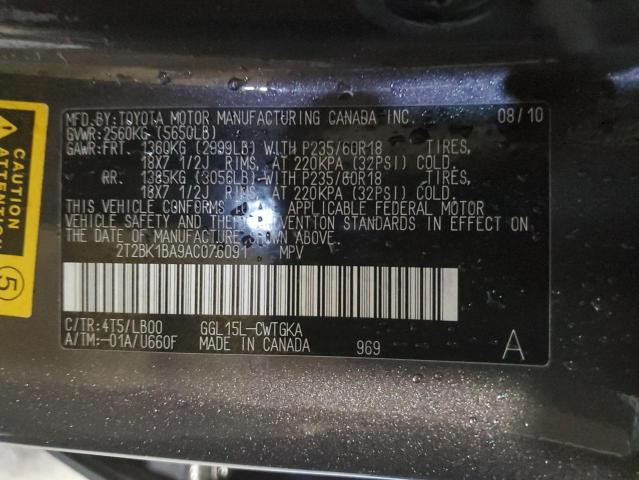 Photo 13 VIN: 2T2BK1BA9AC076091 - LEXUS RX350 