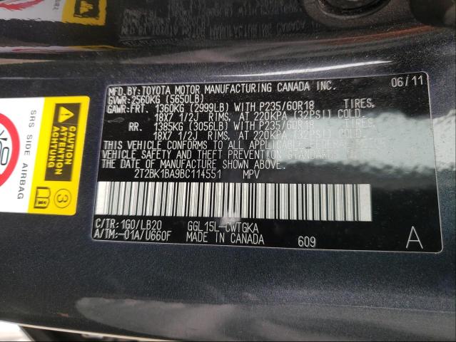 Photo 9 VIN: 2T2BK1BA9BC114551 - LEXUS RX 350 