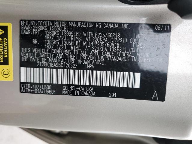 Photo 11 VIN: 2T2BK1BA9BC120527 - LEXUS RX 350 