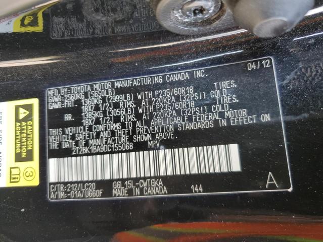 Photo 12 VIN: 2T2BK1BA9DC155068 - LEXUS RX 350 BAS 