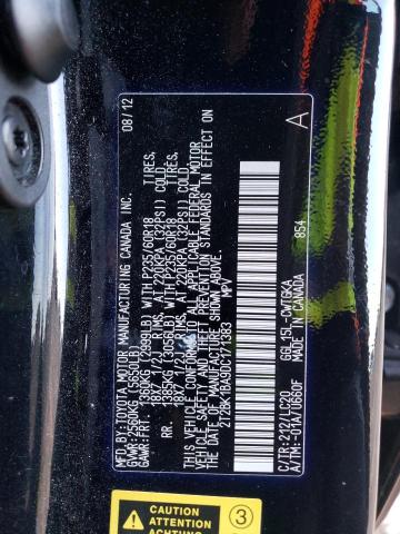 Photo 12 VIN: 2T2BK1BA9DC171383 - LEXUS RX 350 BAS 